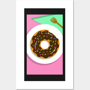 Fun Donut Print Posters and Art